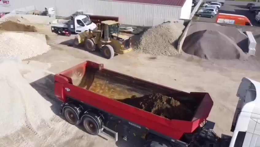 Livraison de matériaux par Vesoul Granulats